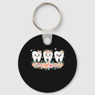 Dentist Dental Assistant Oral Hygienist Tooth Key Ring
