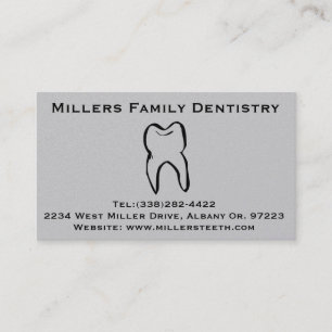 Dentist Dental Business and Appointment Card