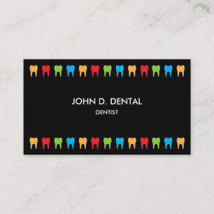 Dentist, dental business or profile card
