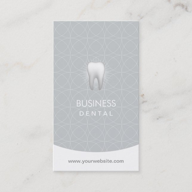 Dentist Dental Care Modern Appointment Card (Front)