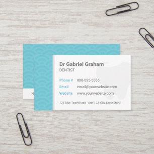 Dentist Dental Clinic Appointment Business Card