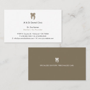 Dentist Dental Clinic Business Card