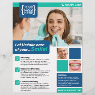 Dentist, Dental Clinic, Dental Service Flyer