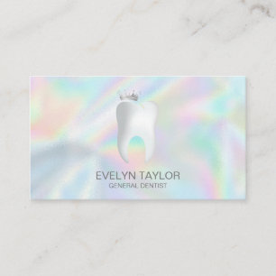 Dentist Dental Clinic teeth Whitening Smile Crown Business Card