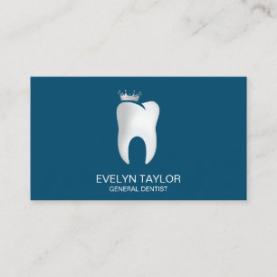 Dentist Dental Clinic teeth Whitening Smile Crown Business Card