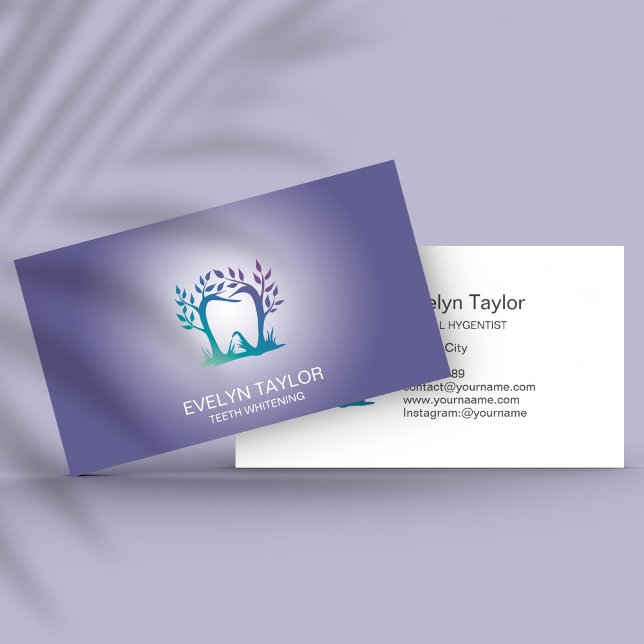 Dentist Dental Clinic teeth Whitening Smile Crown  Business Card (Creator Uploaded)