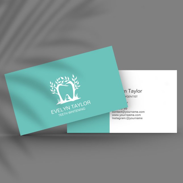 Dentist Dental Clinic teeth Whitening Smile Crown  Business Card (Creator Uploaded)