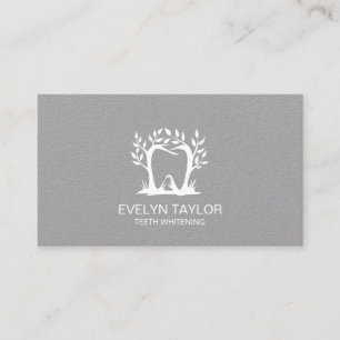 Dentist Dental Clinic teeth Whitening Smile Crown  Business Card