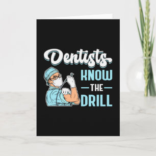 Dentist Dental Dentistry Teeth Tooth Gift Idea Card