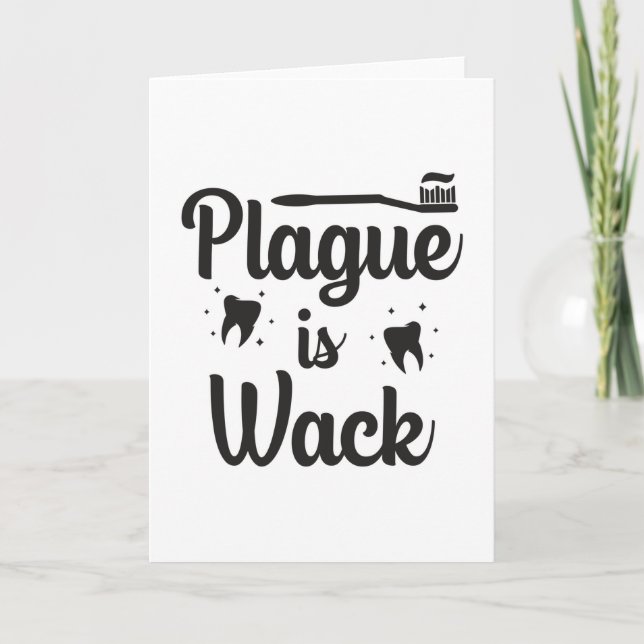 Dentist Dental Doctor Mouth Teeth Tooth Funny Gift Card (Front)