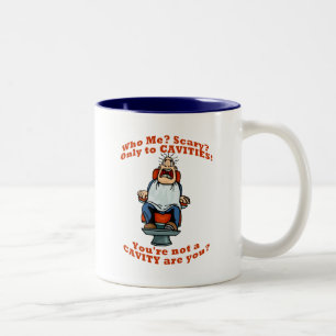Dentist Dental Hygienist Humour Two-Tone Coffee Mug
