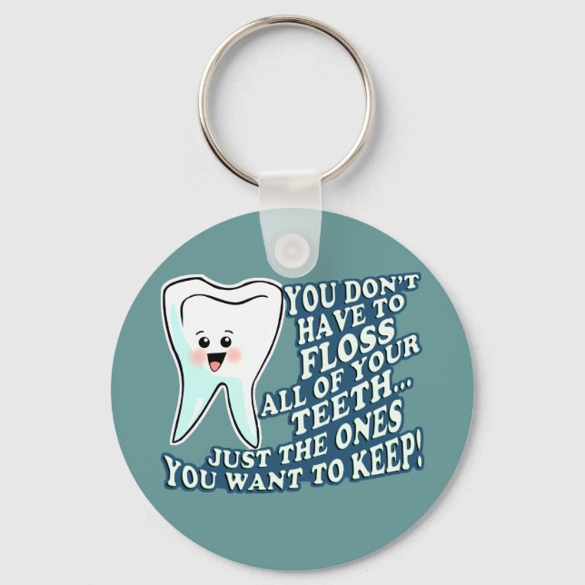 Dentist Dental Hygienist Key Ring (Front)