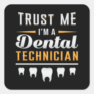 Dentist Dental Teeth Dentistry Tooth Gift Idea Square Sticker