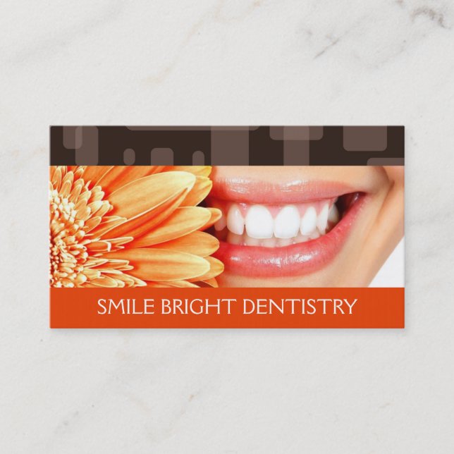 Dentist, Dentistry Business Card (Front)