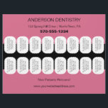 Dentist, Dentstry Flyer with Tear Off Teeth Strips<br><div class="desc">This flyer is perfect for promoting dental practices and other dentistry services, and is designed to look like a mouth with some bright white teeth. The teeth are designed to be customised with your information, and can be turned into tear-off strips for customers to take one so that you can...</div>