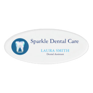 Dentist Employee Staff Magnetic Name Tag