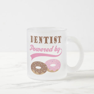 Dentist Funny Gift Frosted Glass Coffee Mug