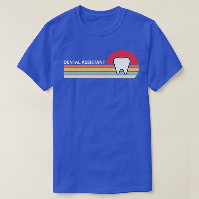 Dentist Gift Retro Style Dental Assistant Gifts De T-Shirt (Design Front)