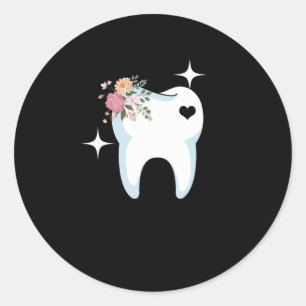 Dentist Gift Tooth Classic Round Sticker