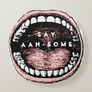 Dentist Gifts Dental Office Round Cushion