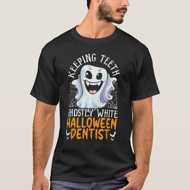 Dentist Halloween Trick Or Treat Dentistry Dental  T-Shirt (Front)