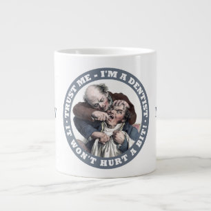 DENTIST humour custom monogram mugs