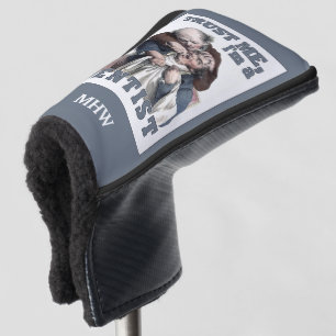 DENTIST humour custom monogram putter cover