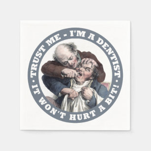 DENTIST humour paper napkins