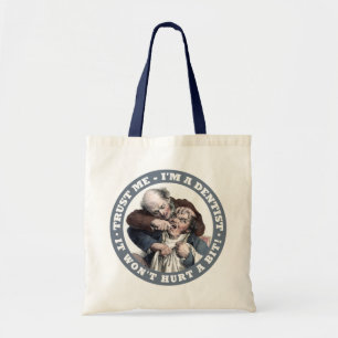 DENTIST humour tote bags