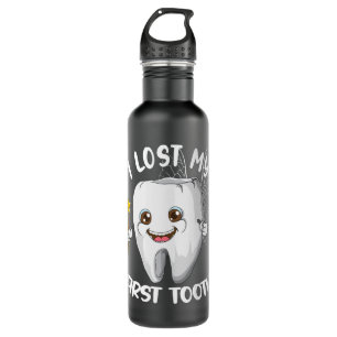 Dentist I Lost My First Tooth Dental Practice Zahn 710 Ml Water Bottle