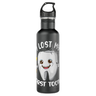 Dentist I Lost My First Tooth Dental Practice Zahn 710 Ml Water Bottle