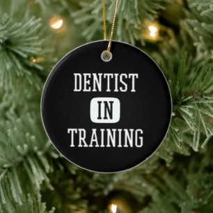 Dentist in Training Future Dentist Dental Student Ceramic Tree Decoration
