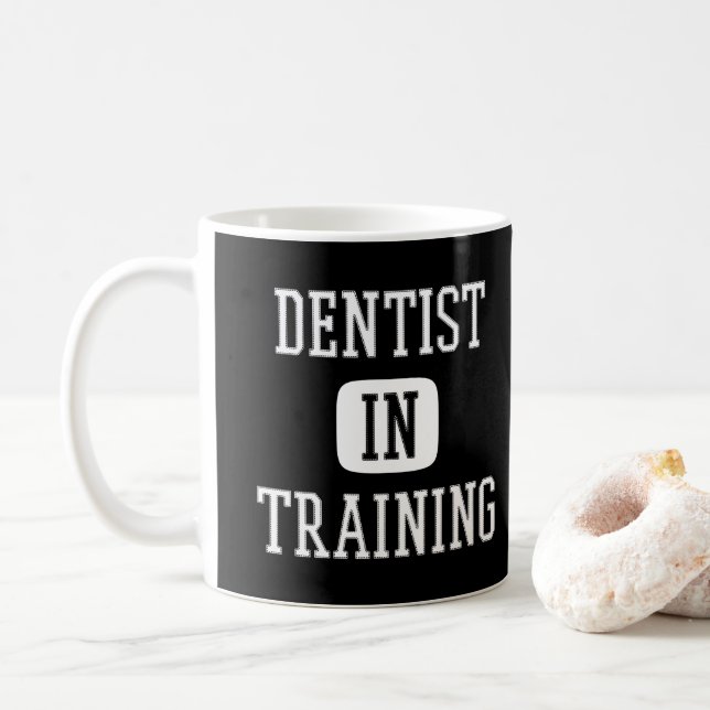 Dentist in Training Future Dentist Dental Student Coffee Mug (With Donut)