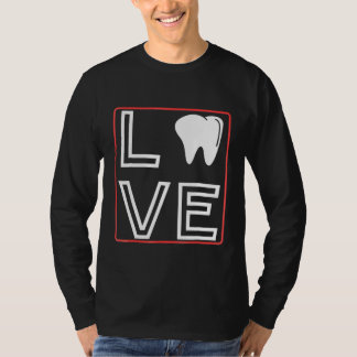 Dentist - Love with Tooth Graphic T-Shirt