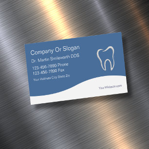 Dentist Magnetic Business Card