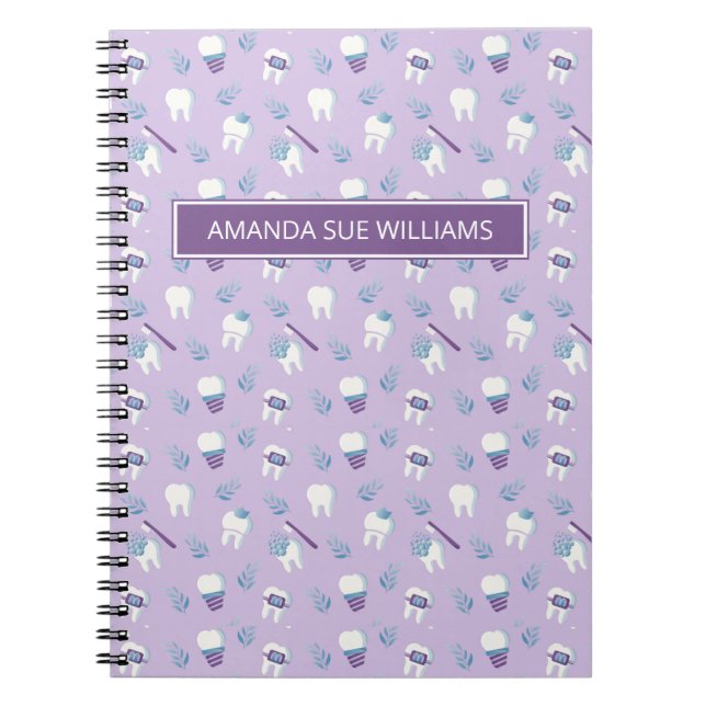 Dentist / Medical Student - Your Name /Monogram  Notebook (Front)