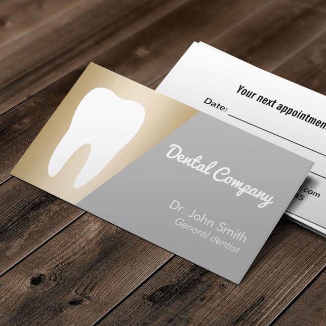 Dentist Modern Gold Dental Appointment (Creator Uploaded)