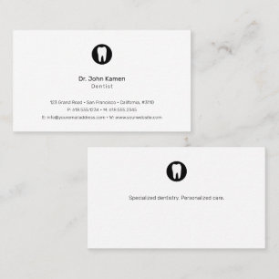 Dentist   Modern Simply Business Card
