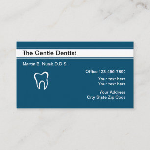Dentist Modern Template Design Business Card