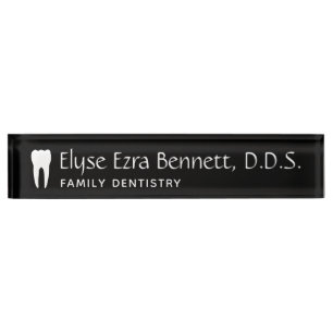 Dentist Nameplate