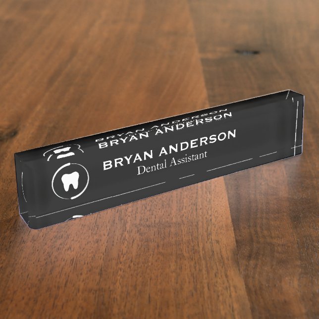 Dentist Nameplate (Side)