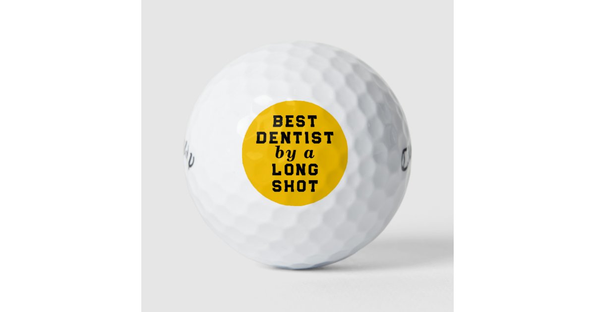 Dentist Novelty Gifts Golf Balls Zazzle
