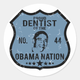 Dentist Obama Nation Classic Round Sticker