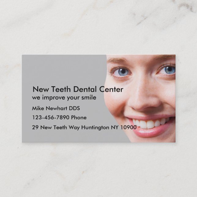 Dentist Office Business Card (Front)