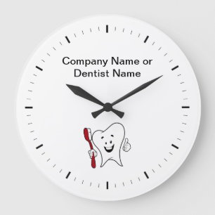 Dentist Office Company Logo Clocks
