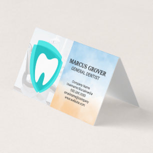 Dentist Office   Dental Health Logo Business Card