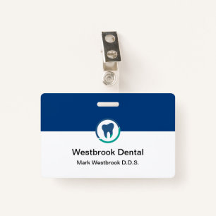 Dentist Office Modern Staff Name Badges ID Badge