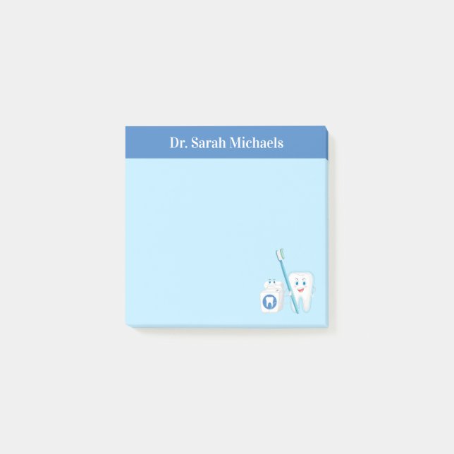 Dentist Office Personalised Post-It Notes (Front)