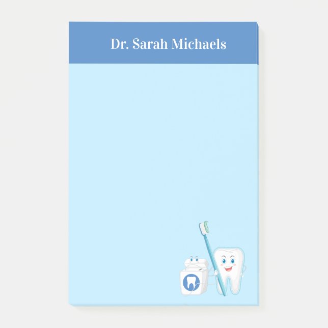 Dentist Office Personalised Post-It Notes (Front)
