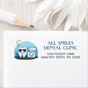 Dentist Office Return Address Labels